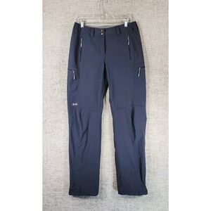 Rab Sawtooth Pants Womens 12 Blue Gray Cargo Lightweight Stretch Hiking 30x32